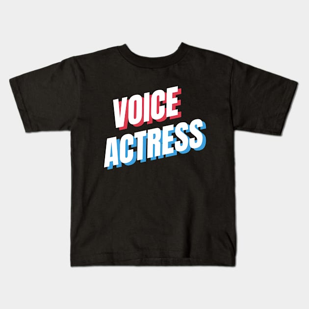 voice actress Kids T-Shirt by Fresh aus